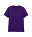 T-shirt Manches Courtes Softstyle Homme Eventail Violet Foncé Gildan-1