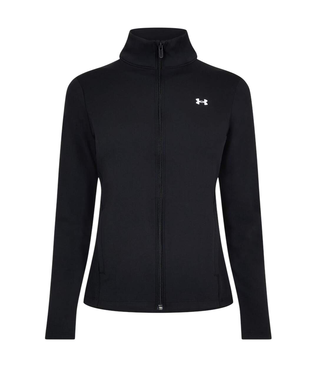 Womens/ladies Moisture Wicking Jacket Black Under Armour-2