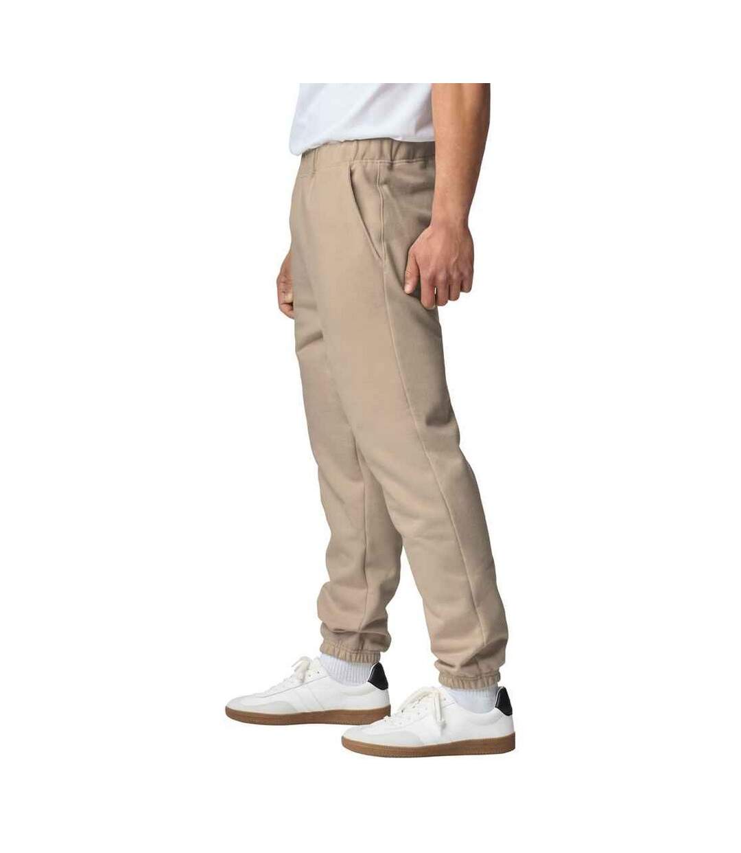 Mens Softstyle Midweight Pocket Sweatpants Sand Gildan-4