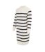 Robe-pull Motif/style À Rayures Femme Noir Blanc Miso-3