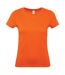 Womens/ladies #e150 t-shirt orange B&C