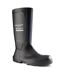 Unisex adult jobguard safety wellington boots black Dunlop