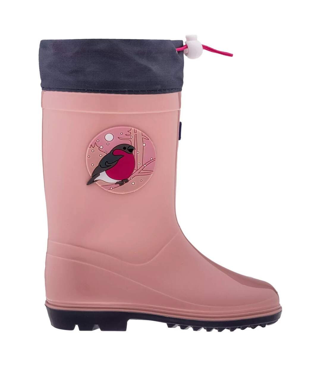 Bejo - Bottes de pluie KAI - Enfant (Rose argenté / Gris) - UTIG1642-3