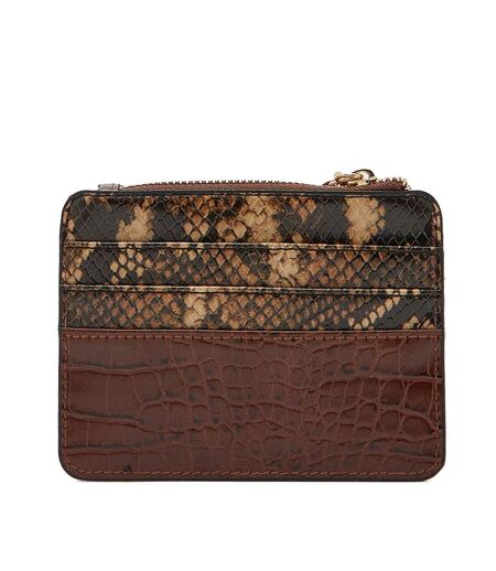 Porte cartes marron femme aldo edalidda - taille unique
