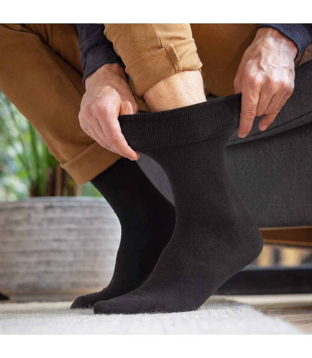 5 Pair Mens Quick Dry Socks Soft Lightweight Everyday Pack-3