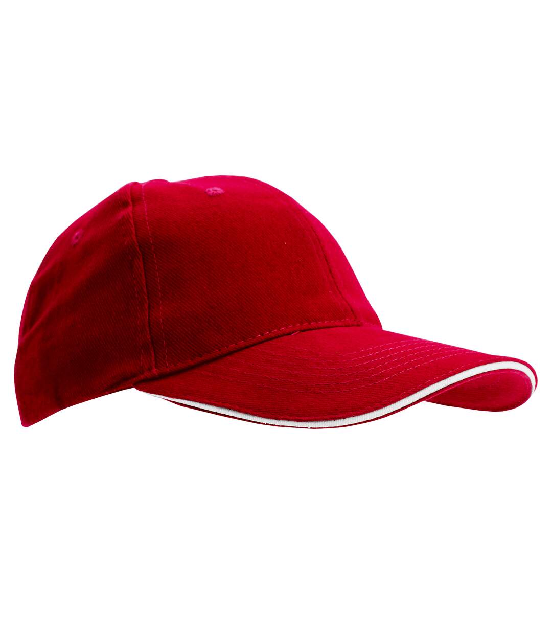 Casquette de baseball buffalo unisexe rouge/blanc SOLS-1