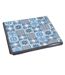 Torchon Carreaux de Ciment 40x40cm Bleu & Gris-1