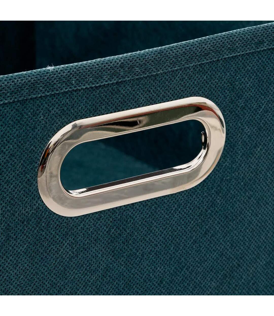 Boîte de Rangement Pliable Mix n'Modul 31x31cm Bleu Pétrole-2