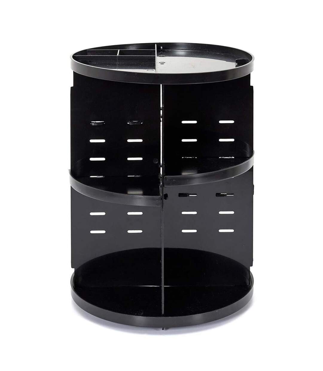 Carrousel de Maquillage Rotation 30cm Noir-1