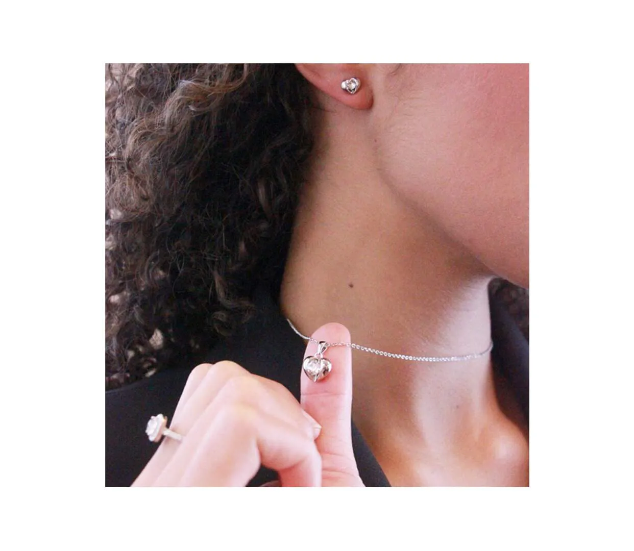 Boucles d'oreilles Simply Love - Cristal d'Autriche-4