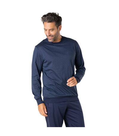 Pyjama long col rond homme Mercerisé Eminence