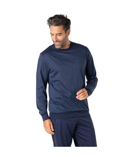 Pyjama long col rond homme Mercerisé Eminence