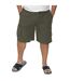 Short À Poches D555 Nick Homme Vert Kaki Duke-1