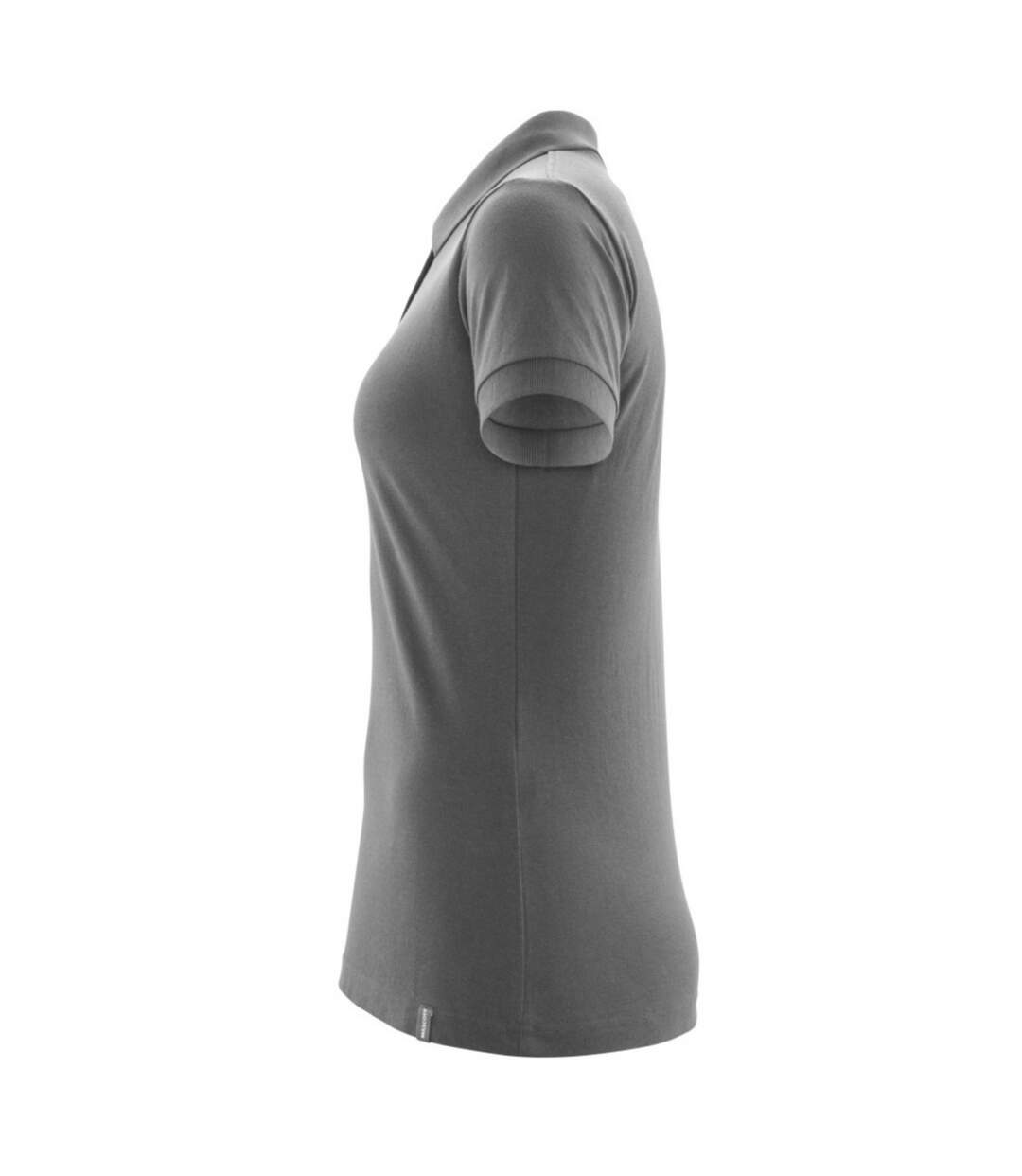 Womens/ladies Crossover Polo Shirt Dark Anthracite Mascot-4