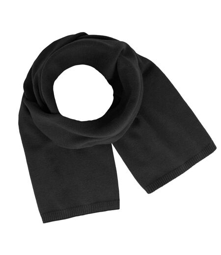 Unisex Adult Wind Recycled Polyester Scarf One Size Black Atlantis