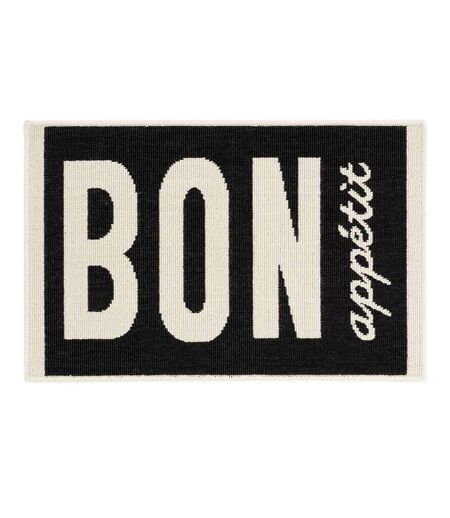 Tapis de Cuisine Appetito 50x80cm Noir