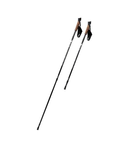 Bâtons De Randonnée Alpenstock 85 Cm-135 Cm Noir Gris Hi-Tec