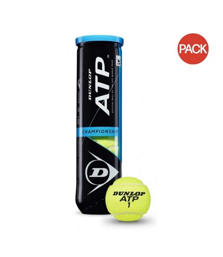 Balles de tennis atp championship taille unique vert / noir Dunlop-Slazenger