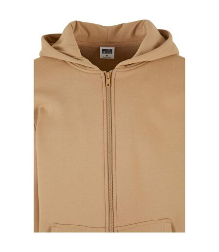 Sweat À Capuche Cozy Homme Beige Foncé Urban Classics