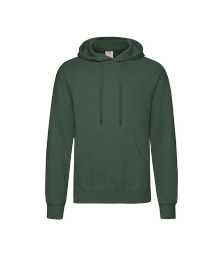 Sweat À Capuche Adulte Vert Bouteille Fruit Of The Loom