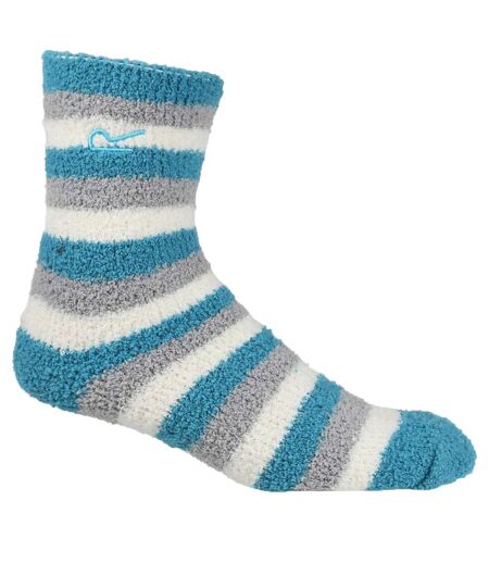 Chaussettes Cosy Femme Bleu Ciel Gris Clair Regatta