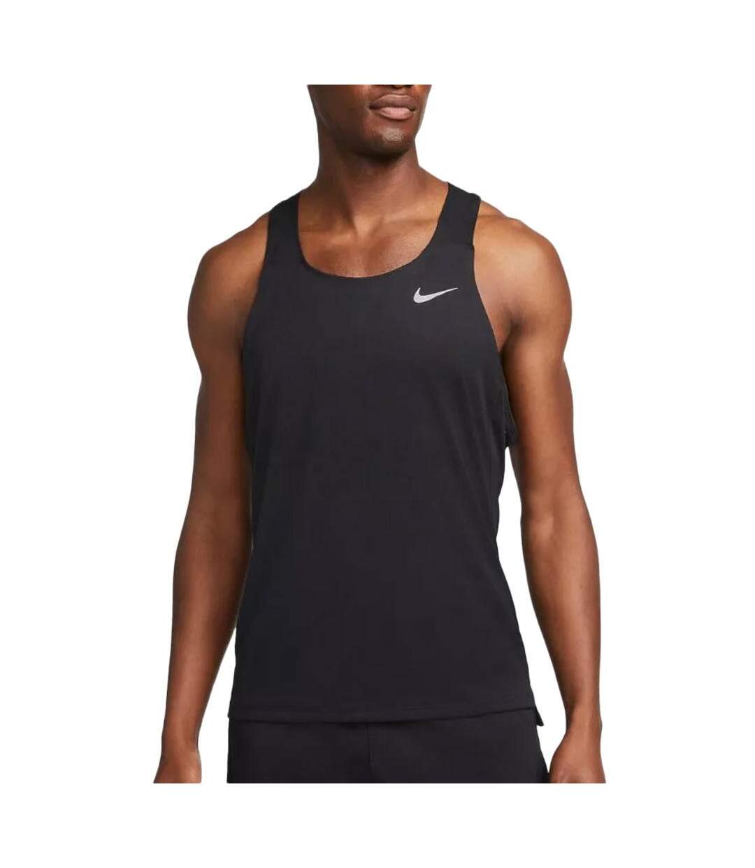 Débardeur de sport noir homme nike fast singlet - l-1