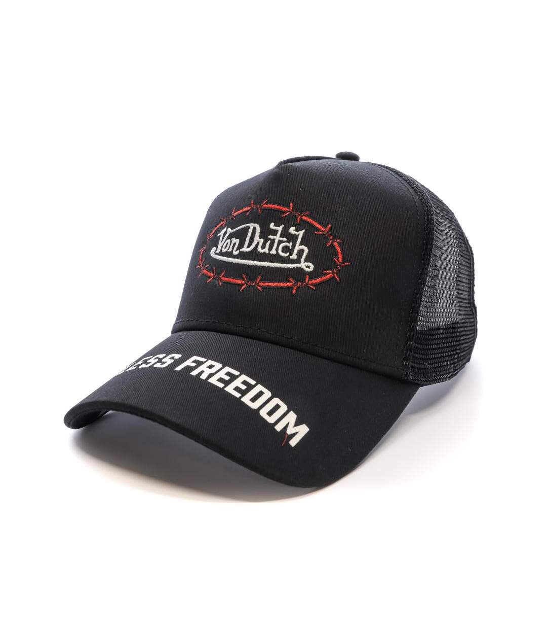 Casquette Noire/Rouge Homme Von Dutch 966121 - Taille unique-1