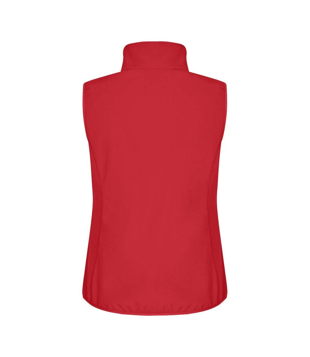 Womens/ladies Classic Softshell Body Warmer Red Clique-2