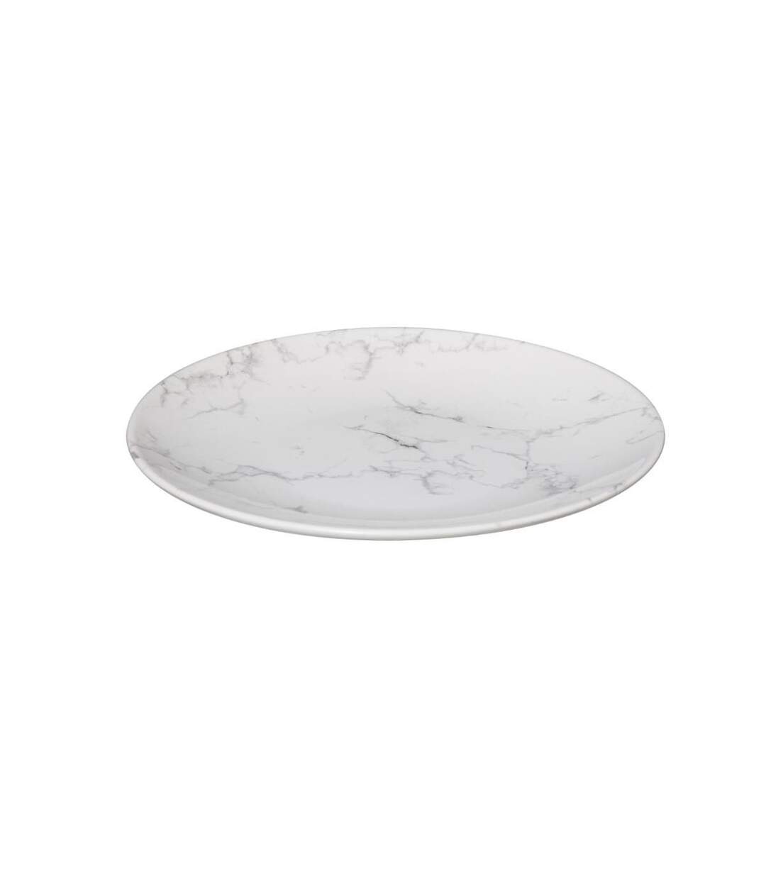 Lot de 6 Assiettes à Dessert Geom 20cm Blanc-2