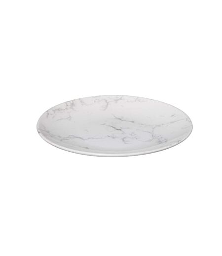 Lot de 6 Assiettes à Dessert Geom 20cm Blanc
