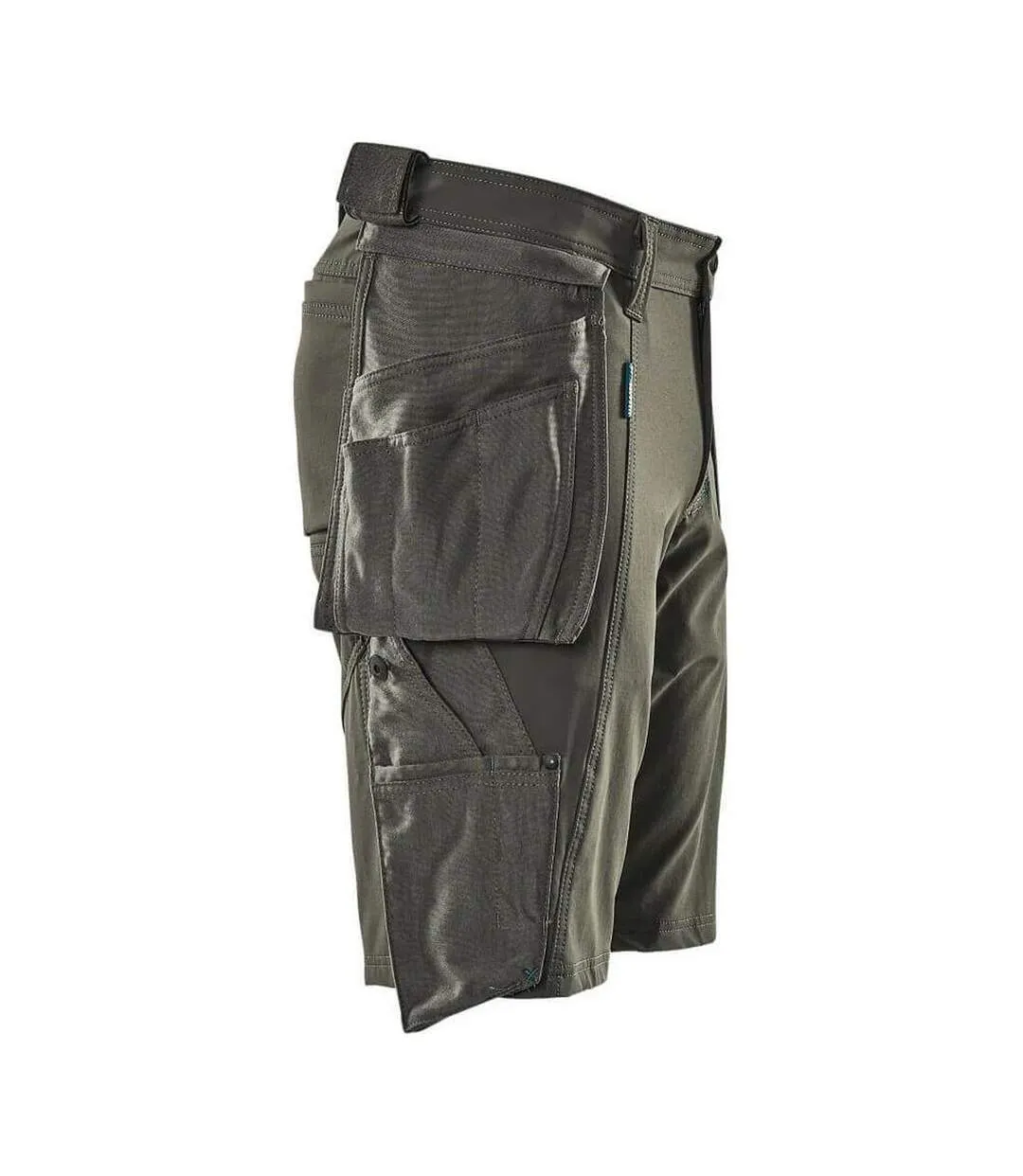 Mens Advanced Holster Pocket Work Shorts Dark Anthracite Mascot-3