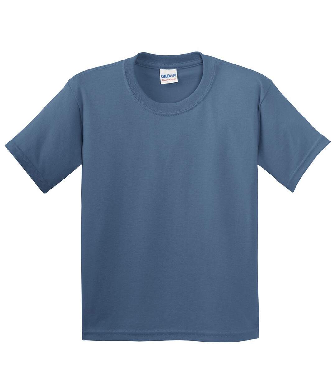 Youth Unisex Heavy Cotton T-shirt Indigo Blue Gildan-1