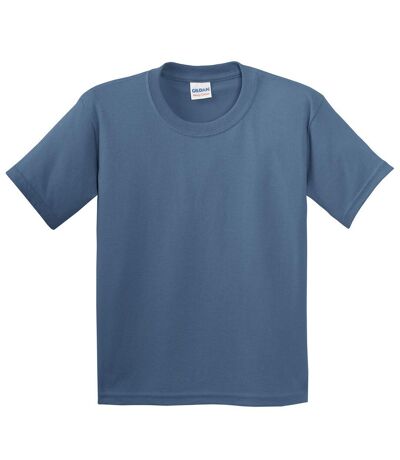Youth Unisex Heavy Cotton T-shirt Indigo Blue Gildan