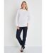 Pull doux brillant mélange coton col rond-3
