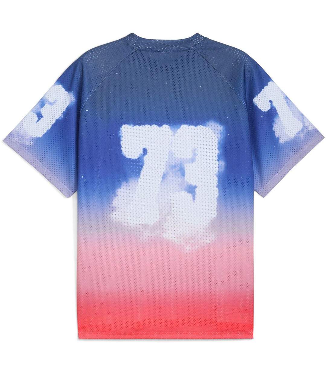 Mens Hooptopia Sunset T-shirt Persian Blue Puma-3