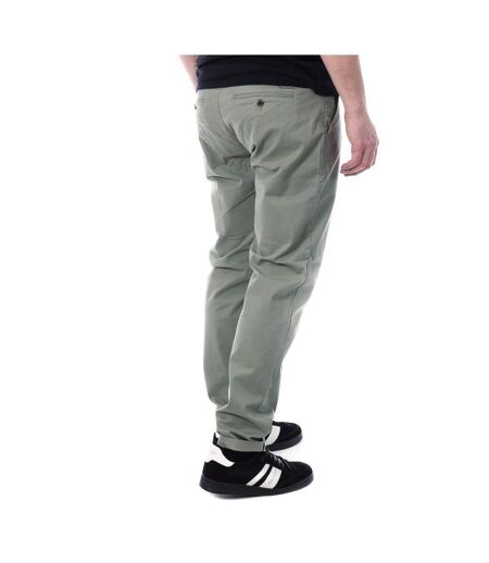 Pantalon chino vert pale homme paname brothers costa1