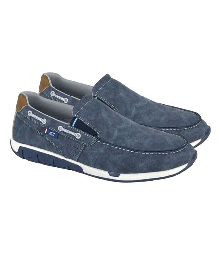 R21 Mens Boat Shoes (Navy) - UTDF2163