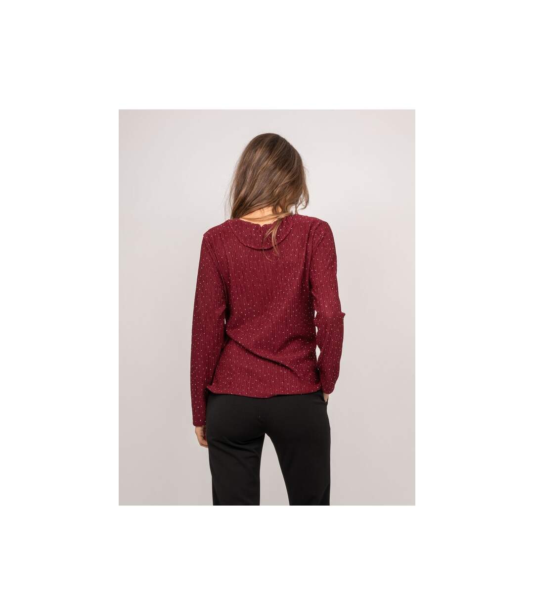Top strass plissé noeud FARIE - Dona X Lisa-2