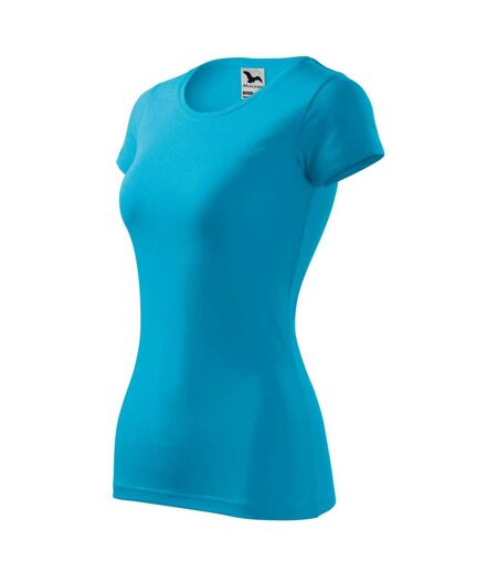 T-shirt Glance Femme Turquoise Vif Malfini