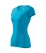 T-shirt Glance Femme Turquoise Vif Malfini-3