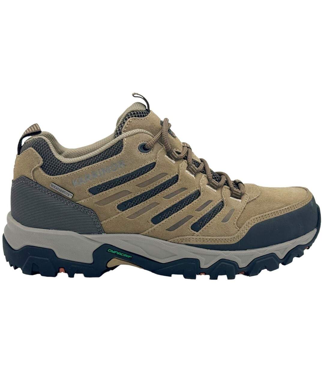 Mens Mount Suede Low Waterproof Walking Shoes Taupe Karrimor-1