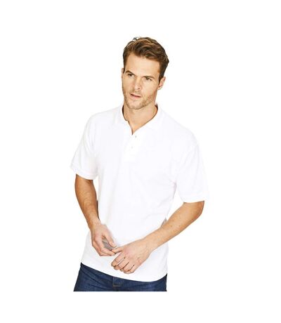 Absolute Apparel Mens Precision Polo (White) - UTAB105