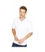 Polo precision homme blanc Absolute Apparel-2