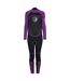 Regatta Womens/Ladies Full 3mm Thickness Wetsuit (Navy/Radiant Orchid) - UTRG9750