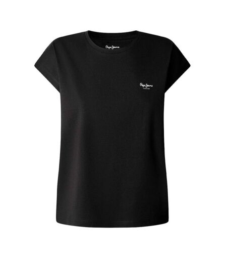T-Shirt noir femme pepe jeans  blooma
