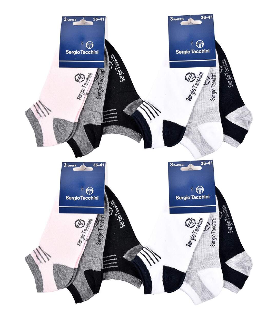 Chaussettes Femme SNEAKER SERGIO TACCHINI Pack de 12 Paires 2548-3