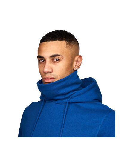 Mens venmark snood collar hoodie blue Juice