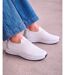 Isotoner Baskets femme confortable, résistante, semelle à mémoire forme et facile à enfiler-2
