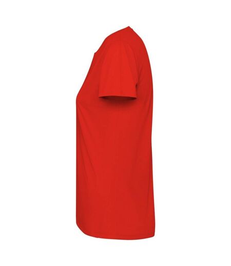 Womens/ladies Estoril Short-sleeved T-shirt Red Roly