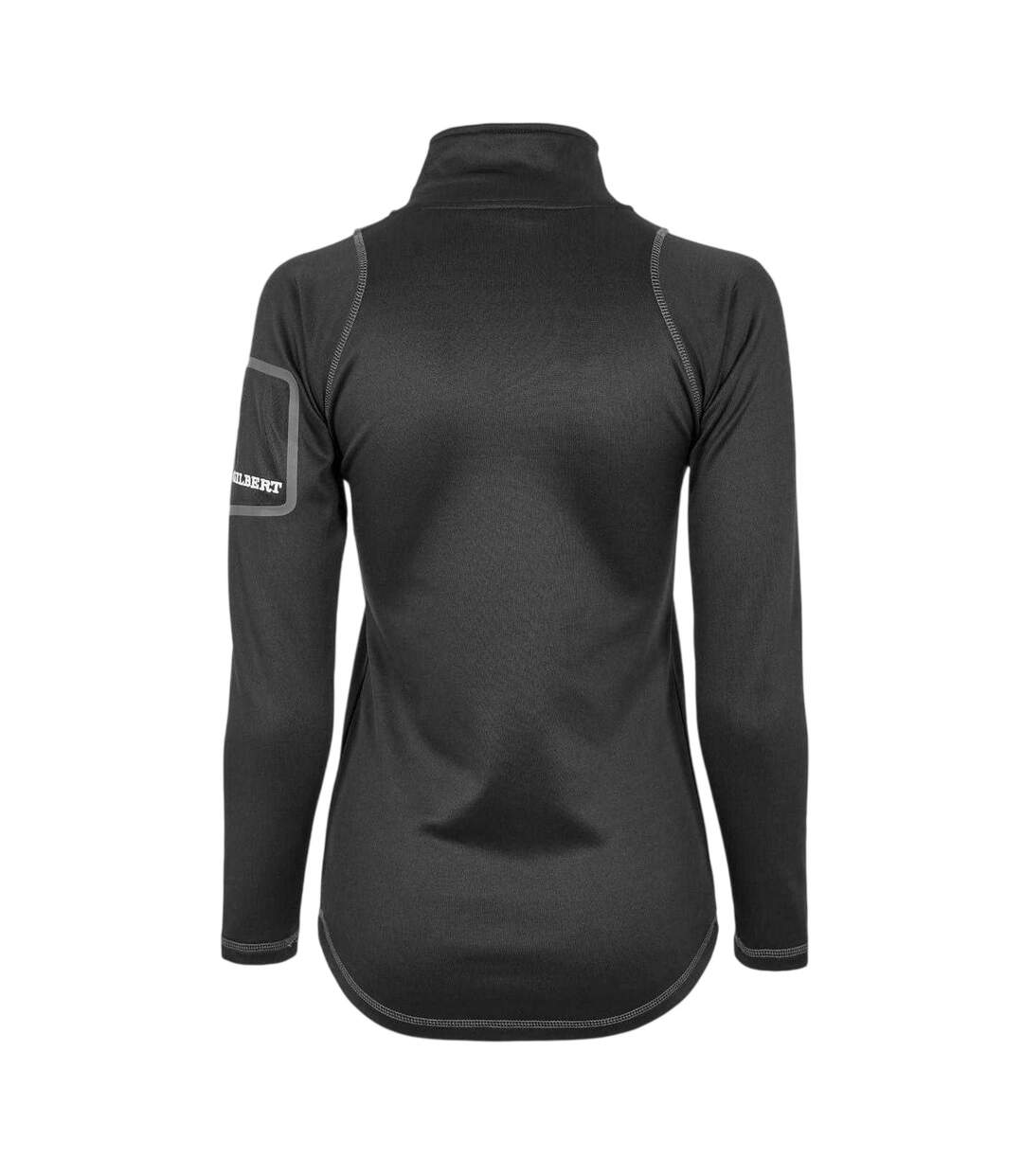 Sweat Manches Raglan Femme Noir Gilbert-2